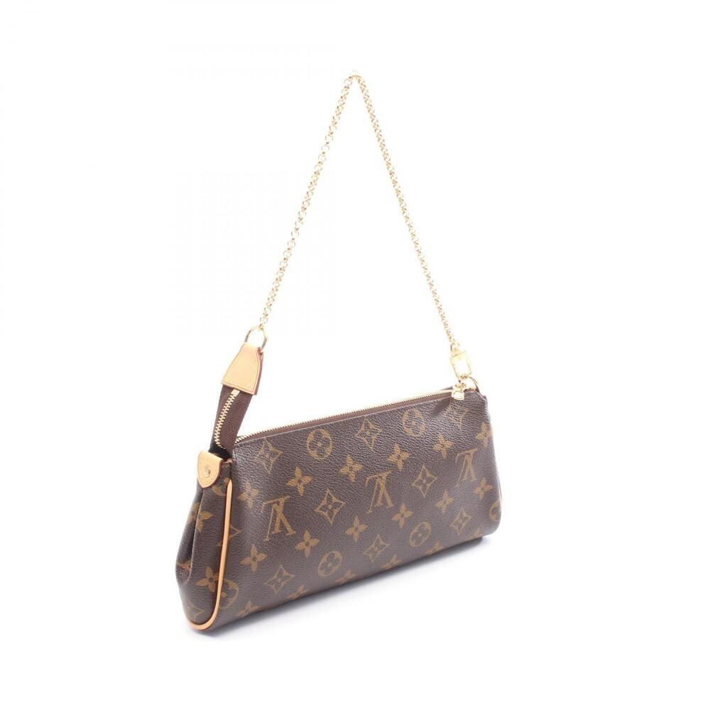 Louis Vuitton Eva Shoulder Bag Canvas Leather Monogram Brown